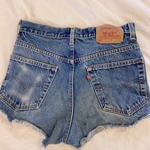 Levi’s High-Waisted Denim Shorts